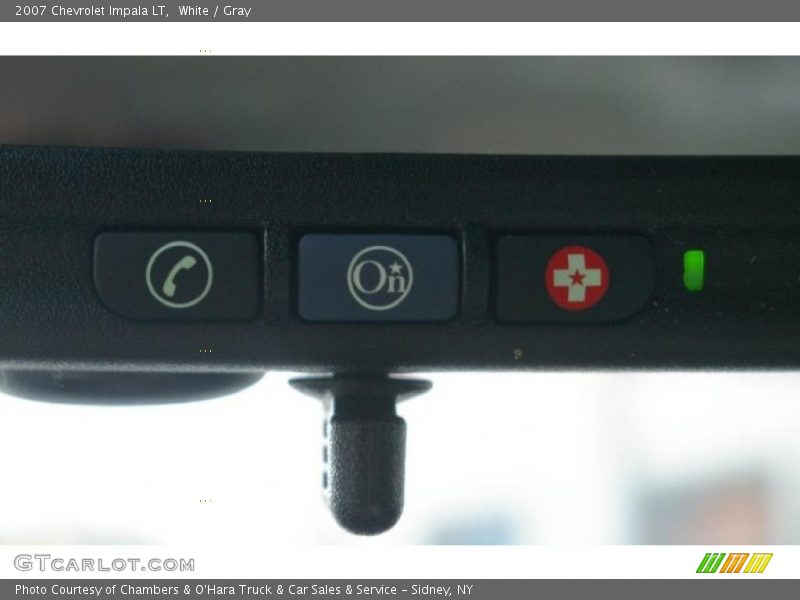 White / Gray 2007 Chevrolet Impala LT