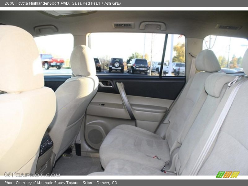  2008 Highlander Sport 4WD Ash Gray Interior