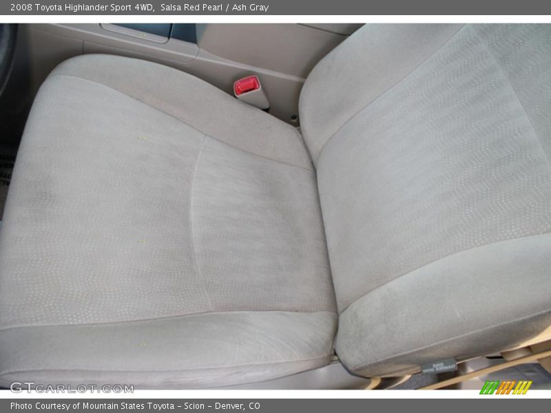 Salsa Red Pearl / Ash Gray 2008 Toyota Highlander Sport 4WD