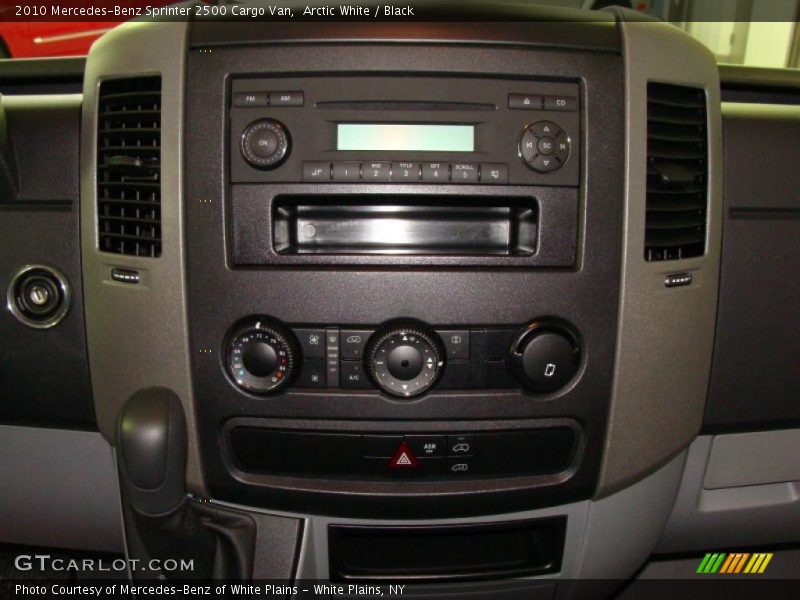 Controls of 2010 Sprinter 2500 Cargo Van