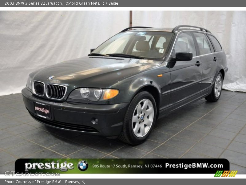 Oxford Green Metallic / Beige 2003 BMW 3 Series 325i Wagon