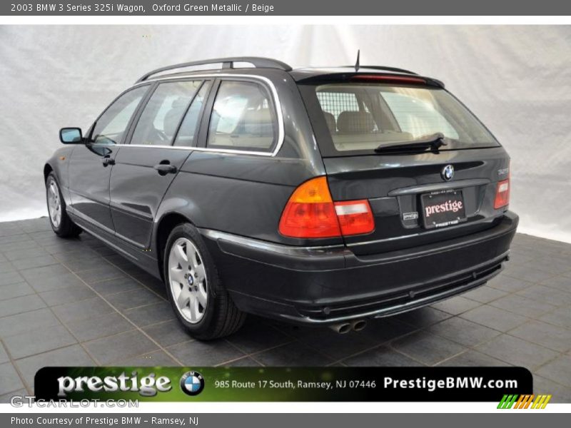 Oxford Green Metallic / Beige 2003 BMW 3 Series 325i Wagon
