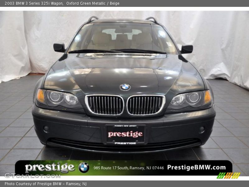 Oxford Green Metallic / Beige 2003 BMW 3 Series 325i Wagon