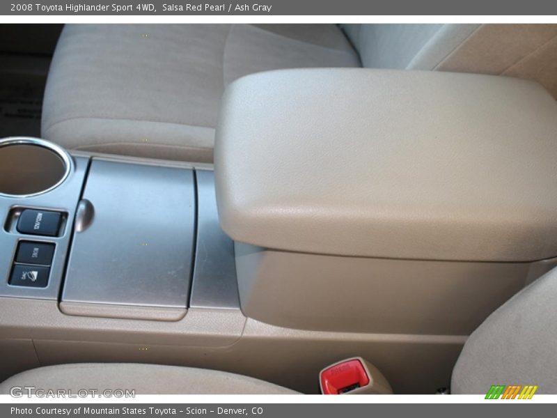 Salsa Red Pearl / Ash Gray 2008 Toyota Highlander Sport 4WD