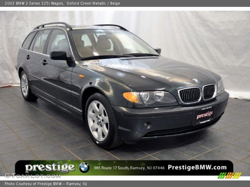 Oxford Green Metallic / Beige 2003 BMW 3 Series 325i Wagon