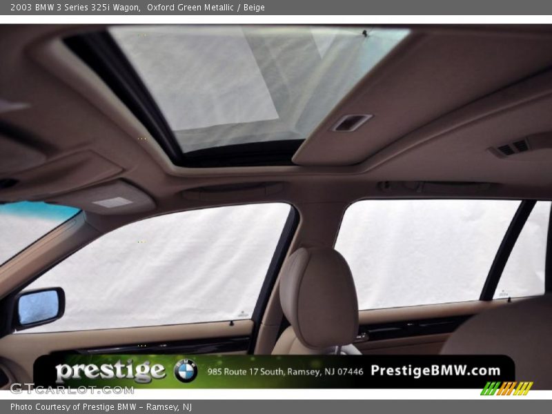 Oxford Green Metallic / Beige 2003 BMW 3 Series 325i Wagon