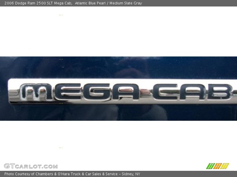 Atlantic Blue Pearl / Medium Slate Gray 2006 Dodge Ram 2500 SLT Mega Cab
