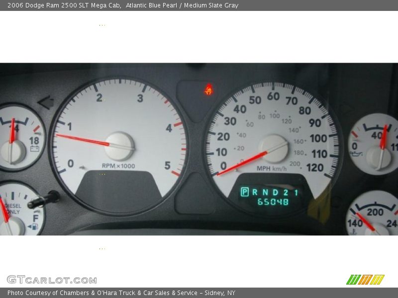  2006 Ram 2500 SLT Mega Cab SLT Mega Cab Gauges
