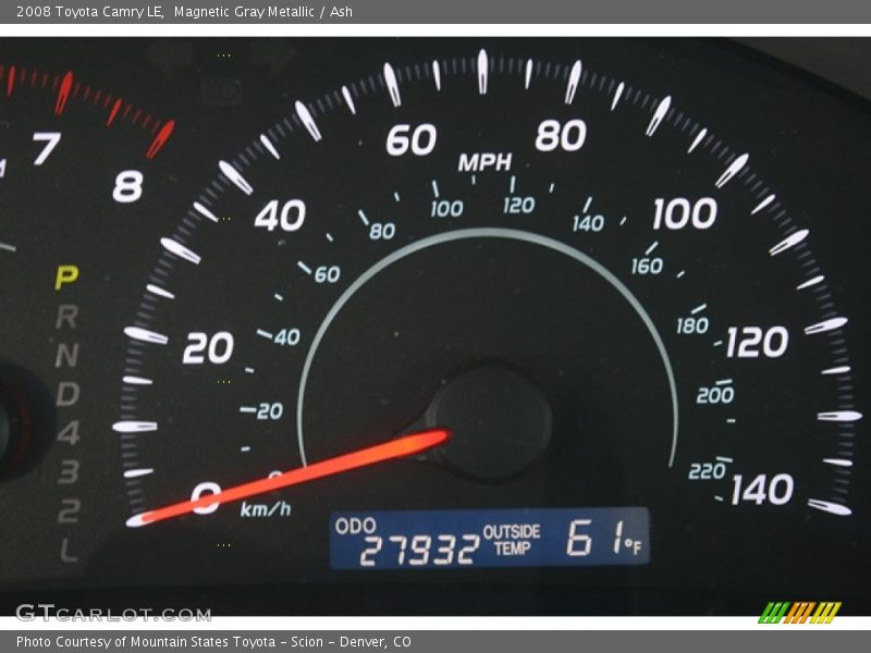Magnetic Gray Metallic / Ash 2008 Toyota Camry LE