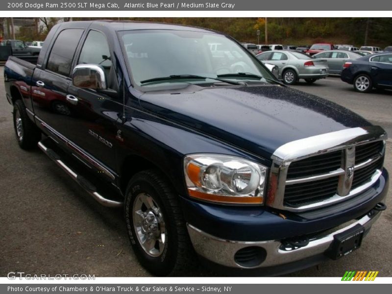 Atlantic Blue Pearl / Medium Slate Gray 2006 Dodge Ram 2500 SLT Mega Cab