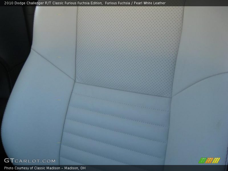 Furious Fuchsia / Pearl White Leather 2010 Dodge Challenger R/T Classic Furious Fuchsia Edition