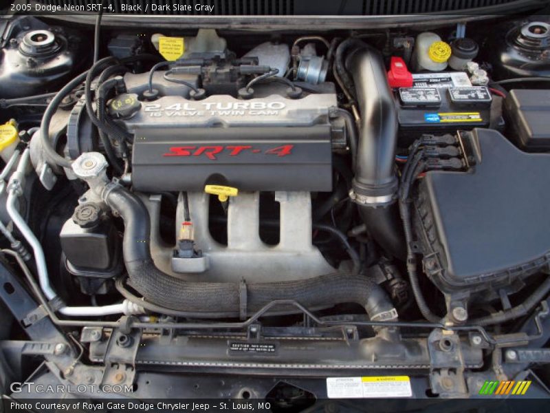  2005 Neon SRT-4 Engine - 2.4 Liter Turbocharged DOHC 16-Valve 4 Cylinder