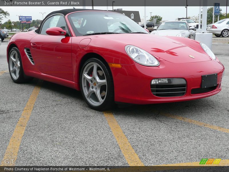 Guards Red / Black 2007 Porsche Boxster S