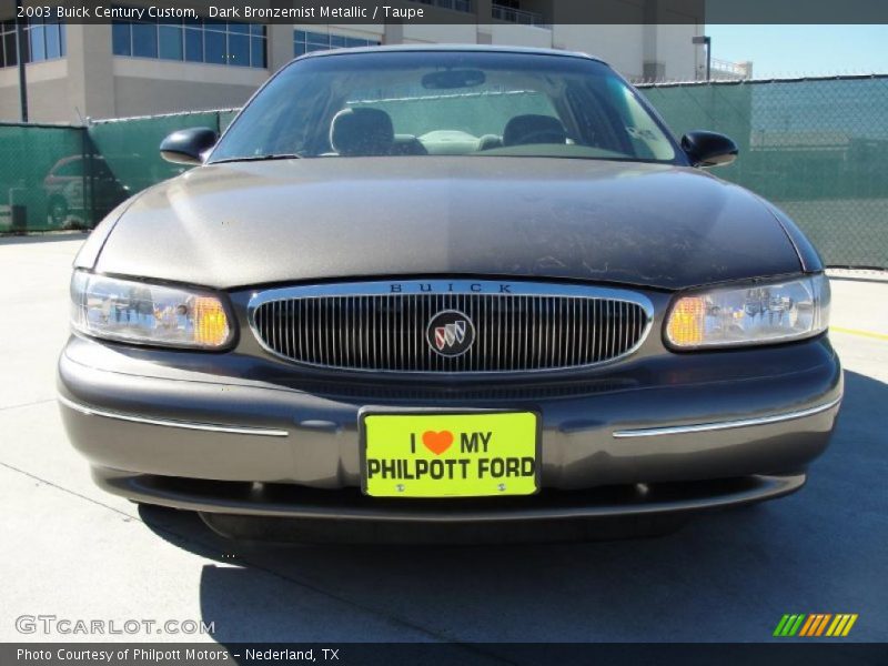 Dark Bronzemist Metallic / Taupe 2003 Buick Century Custom