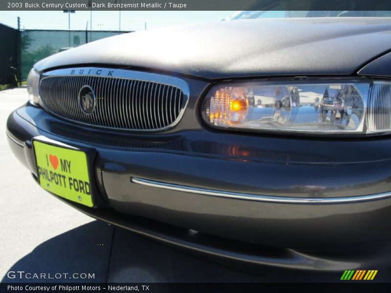 Dark Bronzemist Metallic / Taupe 2003 Buick Century Custom