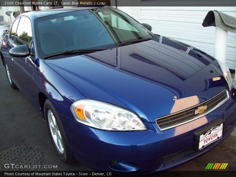 Laser Blue Metallic / Gray 2006 Chevrolet Monte Carlo LT