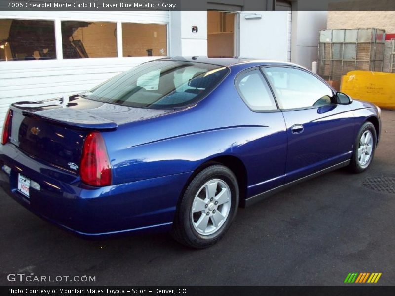 Laser Blue Metallic / Gray 2006 Chevrolet Monte Carlo LT