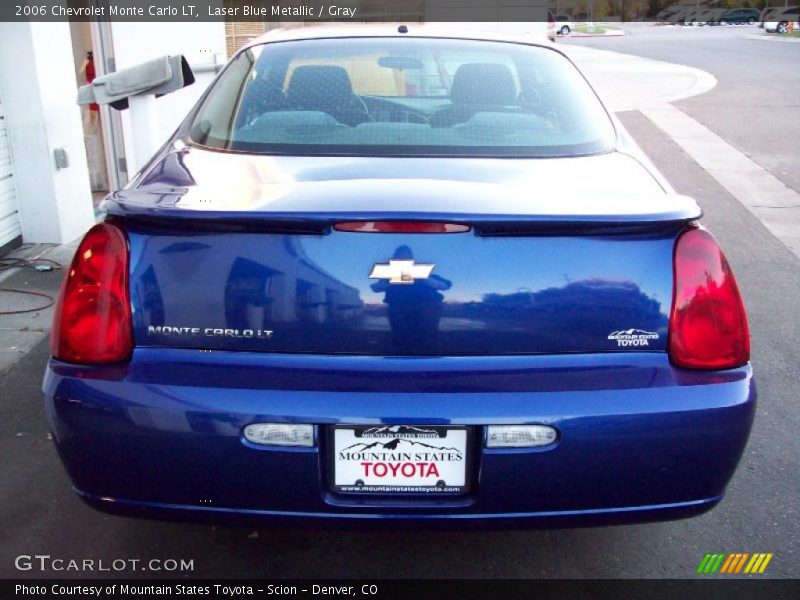 Laser Blue Metallic / Gray 2006 Chevrolet Monte Carlo LT