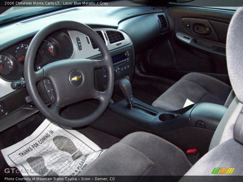 Gray Interior - 2006 Monte Carlo LT 