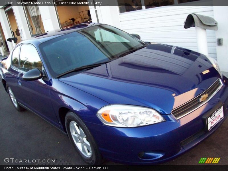Laser Blue Metallic / Gray 2006 Chevrolet Monte Carlo LT