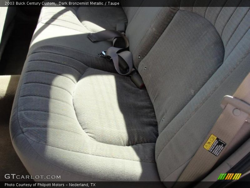 Dark Bronzemist Metallic / Taupe 2003 Buick Century Custom