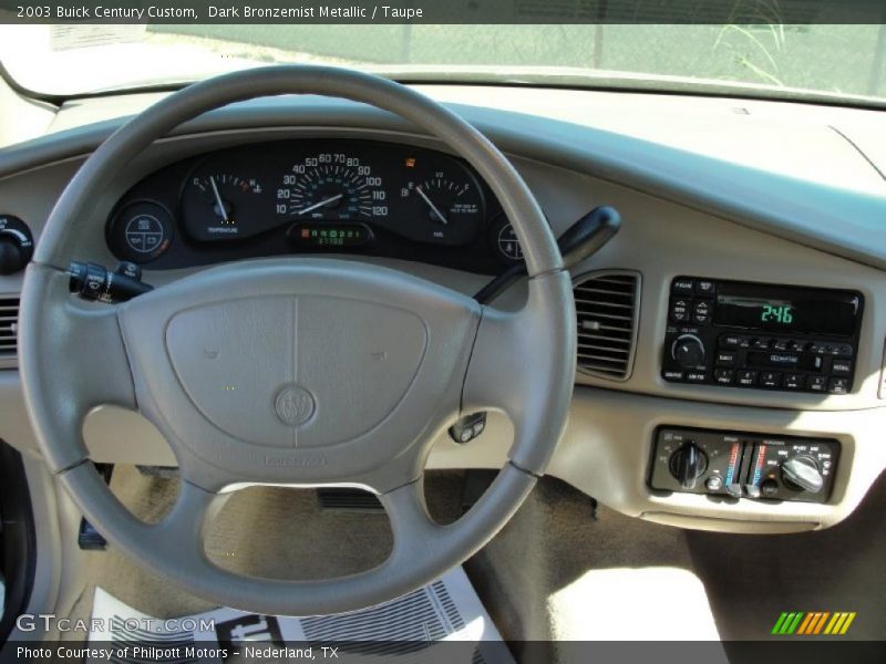 Dark Bronzemist Metallic / Taupe 2003 Buick Century Custom