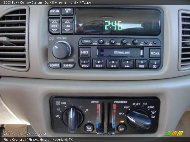 Dark Bronzemist Metallic / Taupe 2003 Buick Century Custom