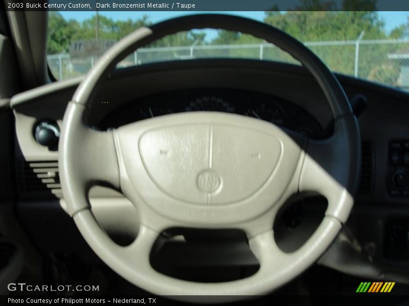 Dark Bronzemist Metallic / Taupe 2003 Buick Century Custom