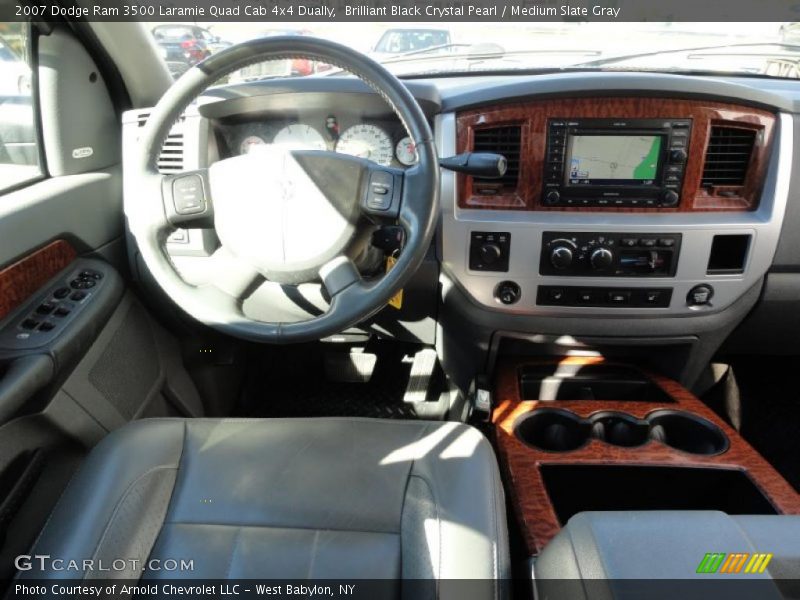 Dashboard of 2007 Ram 3500 Laramie Quad Cab 4x4 Dually