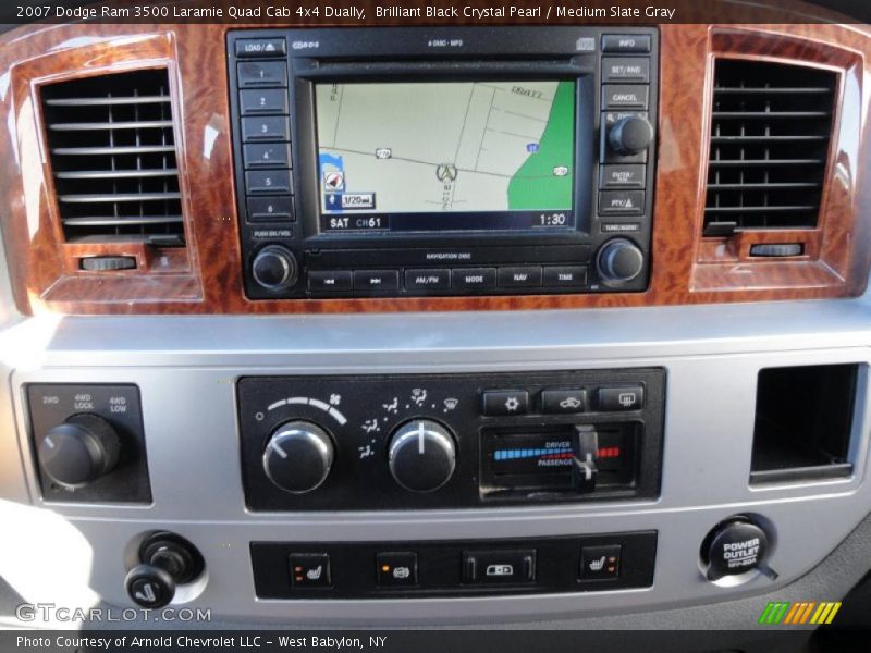 Controls of 2007 Ram 3500 Laramie Quad Cab 4x4 Dually
