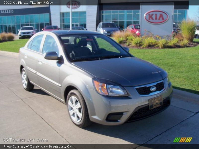 Titanium / Gray 2011 Kia Rio LX