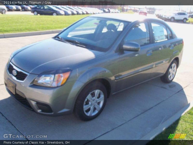 Titanium / Gray 2011 Kia Rio LX