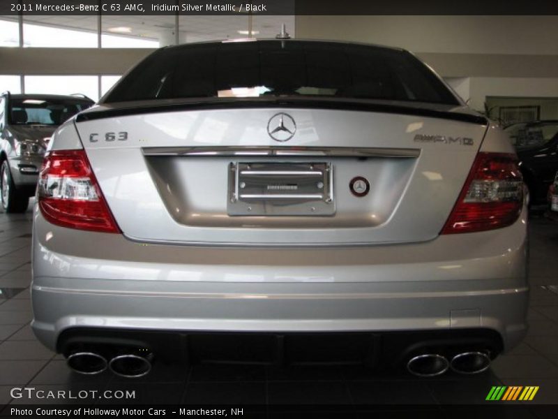 Iridium Silver Metallic / Black 2011 Mercedes-Benz C 63 AMG