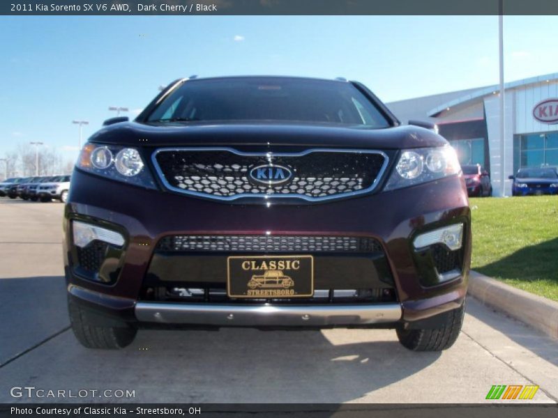 Dark Cherry / Black 2011 Kia Sorento SX V6 AWD