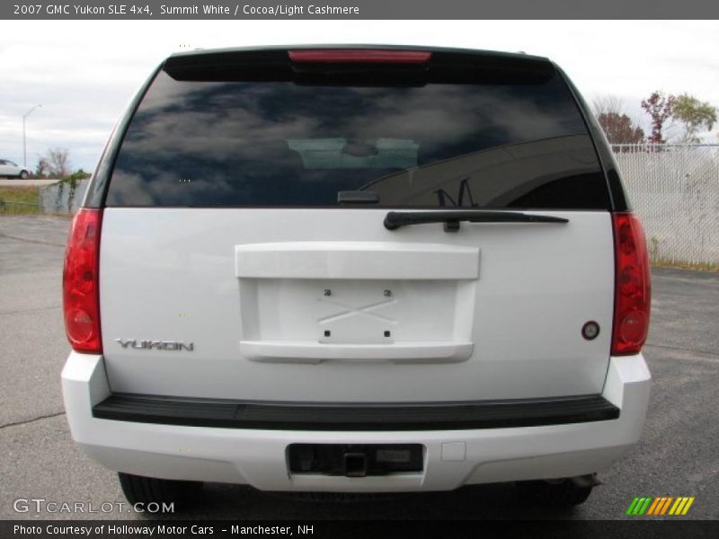 Summit White / Cocoa/Light Cashmere 2007 GMC Yukon SLE 4x4