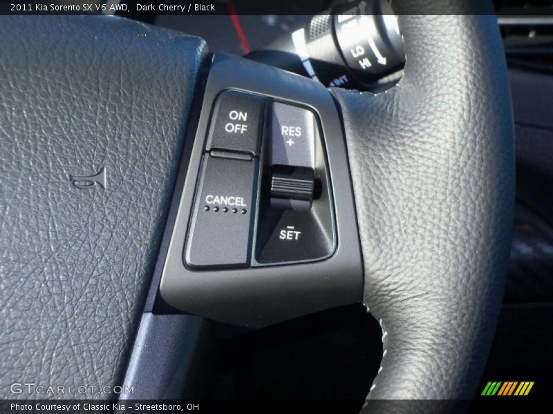 Controls of 2011 Sorento SX V6 AWD