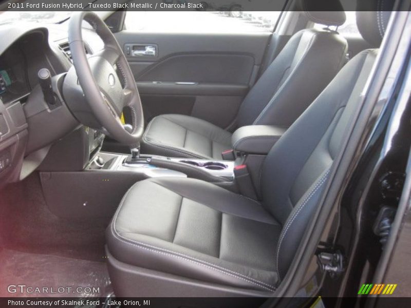  2011 Fusion Hybrid Charcoal Black Interior