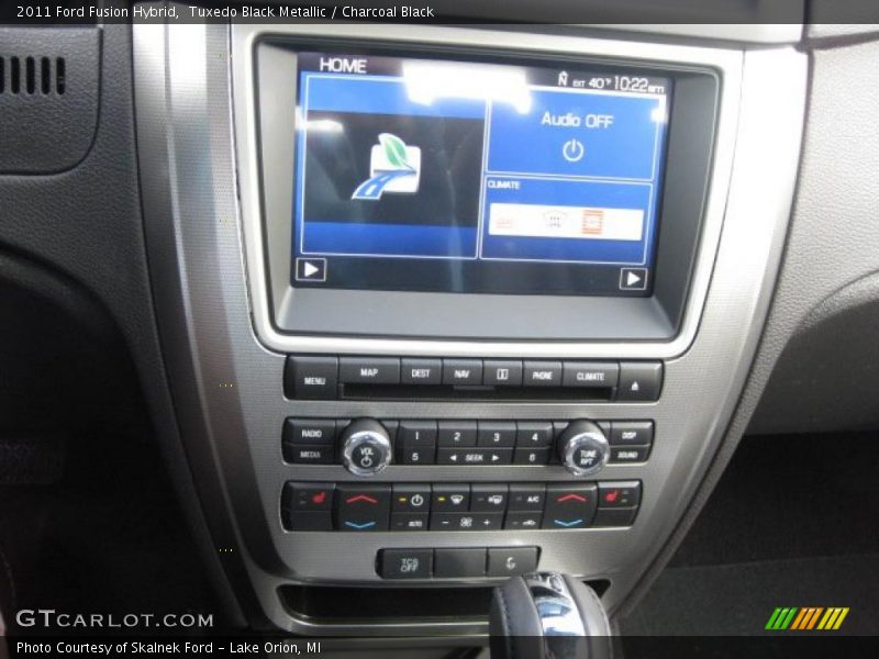 Controls of 2011 Fusion Hybrid