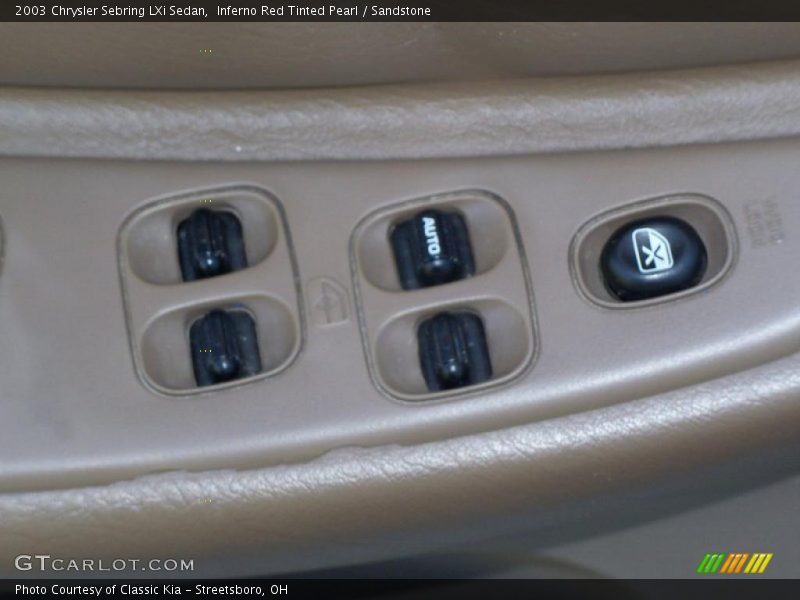 Inferno Red Tinted Pearl / Sandstone 2003 Chrysler Sebring LXi Sedan