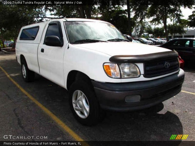 Natural White / Oak 2000 Toyota Tundra Regular Cab