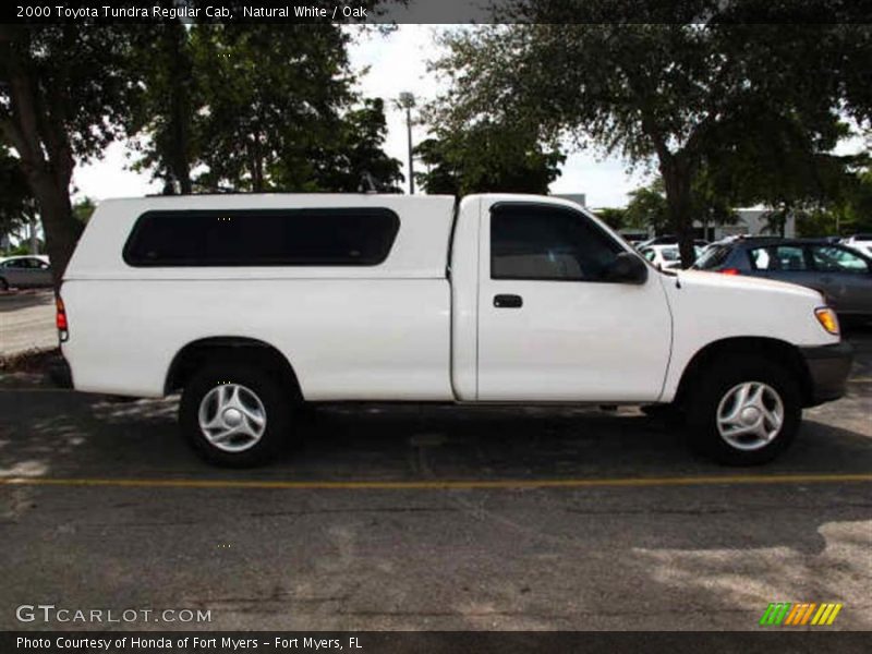 Natural White / Oak 2000 Toyota Tundra Regular Cab