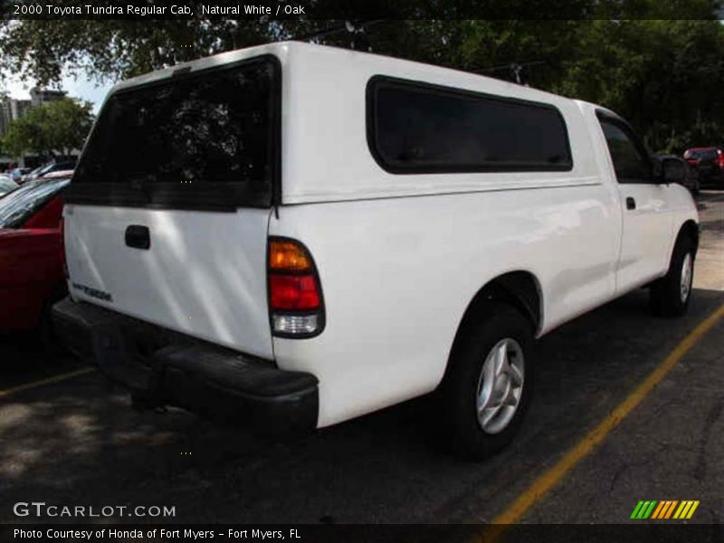 Natural White / Oak 2000 Toyota Tundra Regular Cab