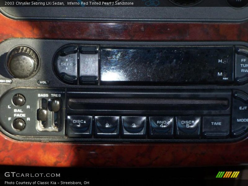 Inferno Red Tinted Pearl / Sandstone 2003 Chrysler Sebring LXi Sedan