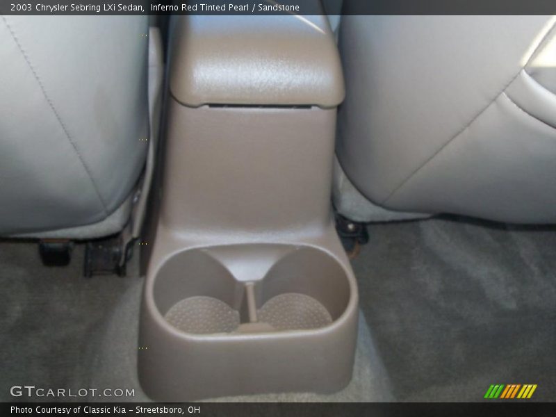 Inferno Red Tinted Pearl / Sandstone 2003 Chrysler Sebring LXi Sedan
