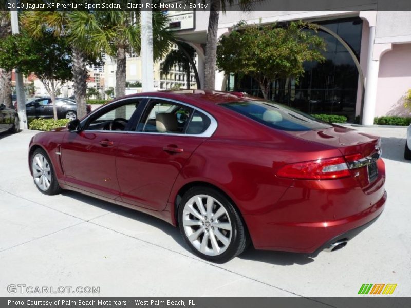  2010 XF Premium Sport Sedan Claret Red Metallic