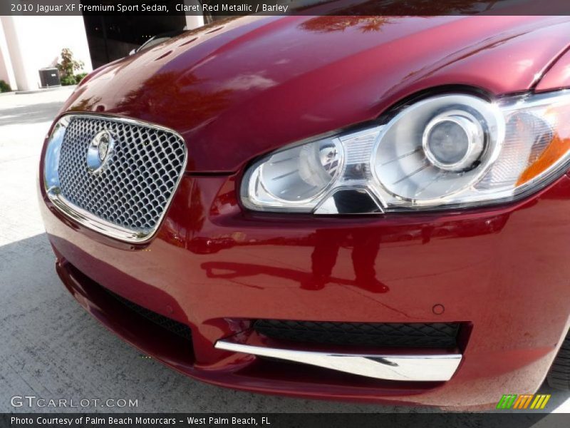 Claret Red Metallic / Barley 2010 Jaguar XF Premium Sport Sedan