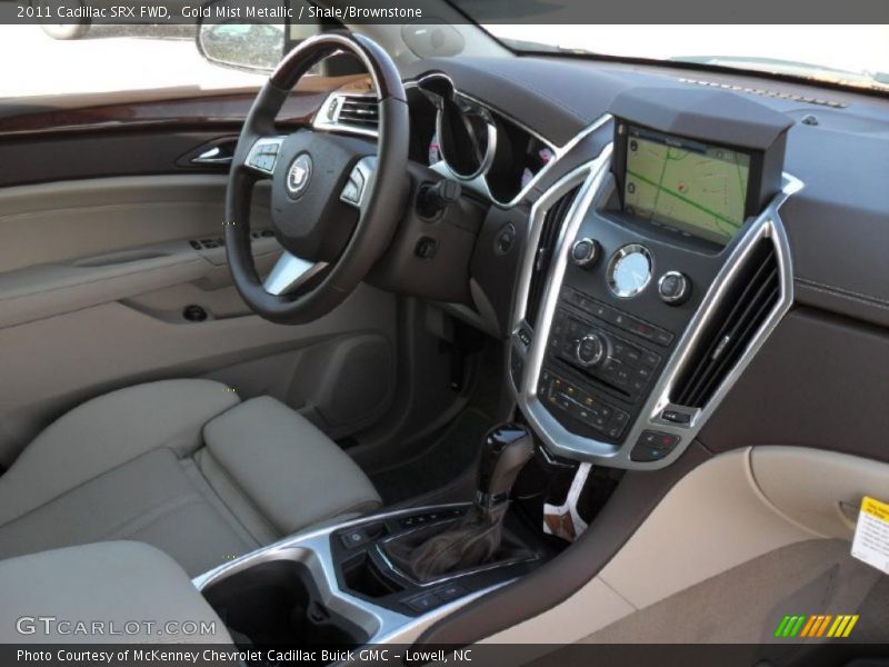 Gold Mist Metallic / Shale/Brownstone 2011 Cadillac SRX FWD