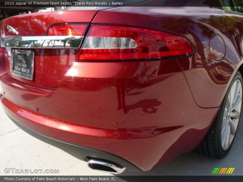 Claret Red Metallic / Barley 2010 Jaguar XF Premium Sport Sedan