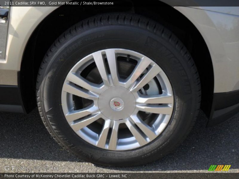 Gold Mist Metallic / Shale/Brownstone 2011 Cadillac SRX FWD