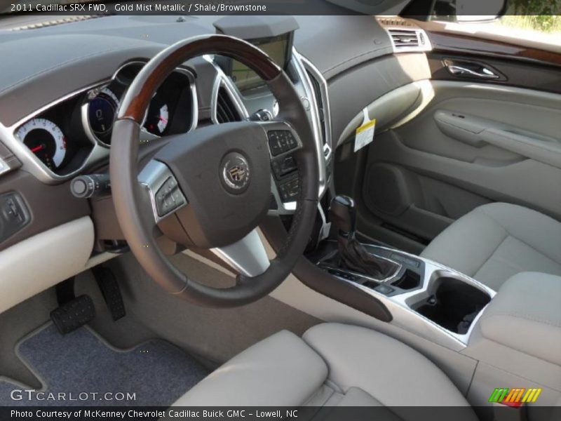 Gold Mist Metallic / Shale/Brownstone 2011 Cadillac SRX FWD